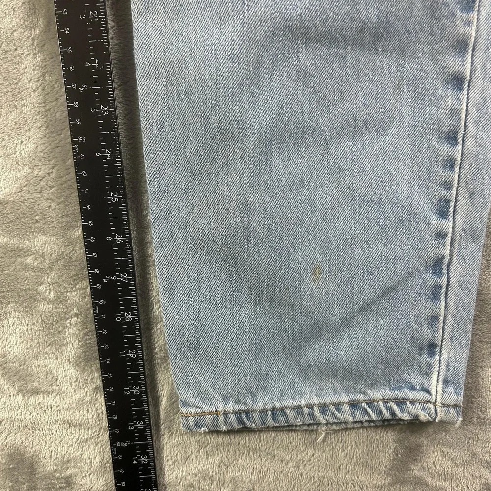 Levi's 550 Jeans Mens 32x30 Blue Light Wash Relaxed Tapered Distressed Denim